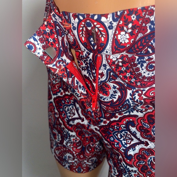 SAINT TROPEZ WEST SHORT REGULAR SIZE 10 FLORAL PRINT EXCELLENT CONDITIONS 10/10 - Picture 5 of 10